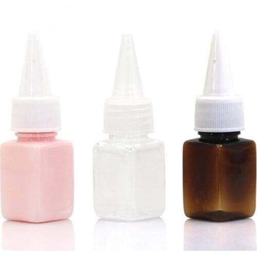 10ML Empty Needle Cap Bottle, Mini Sample Vials Plastic Cosmetic Packing Container Wholesale