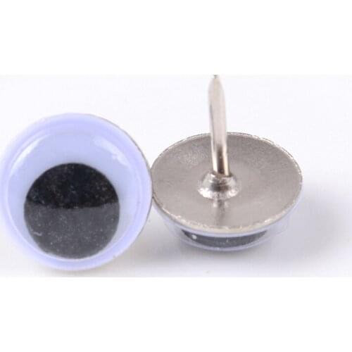 100pcs Mixed Round Eye Metal Brad Studs Spikes Scrapbooking Embellishment Fastener Brads Crafts Pushpin Decoration 10x13mm MZ7