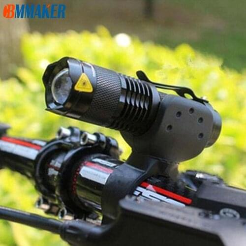 7W 3000LM 3 Mode Bicycle Light Chip Q5 Led Cycling Front Bike Lights Torch Waterproof Aluminum Alloy Zoom Bike Accessories