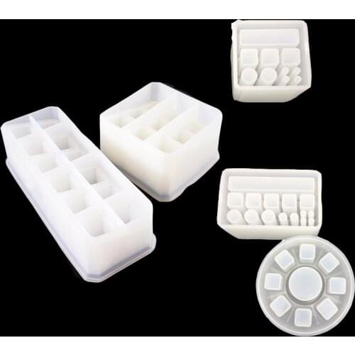 9/12 grids box Silicone Mold for jewelry making diy Resin Silicone Mould UV epoxy resin molds Decorative craft gift box