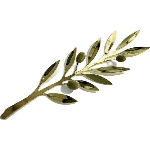 2021 New Creative Modern Olive Branch with Leaves Gold Color Modern home decoration office accessories for living room decor