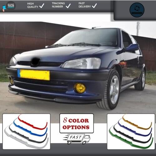 For peugeot 106 front lip universal spoiler lip bumper 3 piece free fast shipping designed full harmony body kit design