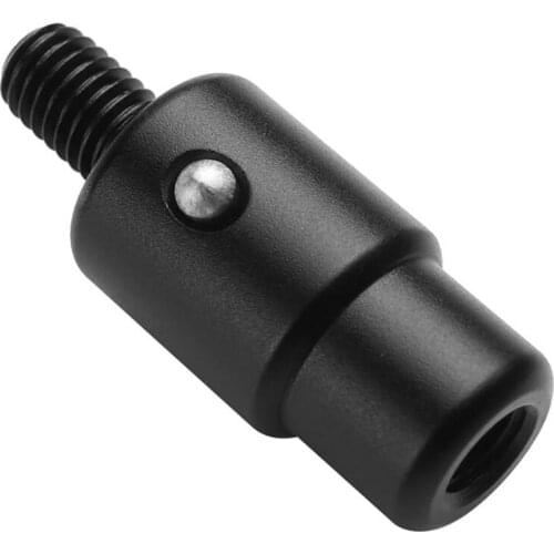 LINNHUE Fishing Landing Net Rod Connector Adapter Quick Release Anti Rotation Parts Black