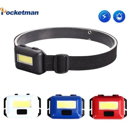 8000LM Portable Mini COB LED Headlamp Waterproof Headlights 3 Modes Lighting Head Lamp Camping Fishing Head Lights