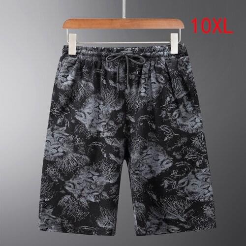 Oversize Shorts Men Big Size 10XL Beach Shorts Summer Fashion Casual Plus Size 9XL 10XL Loose Clothes Male