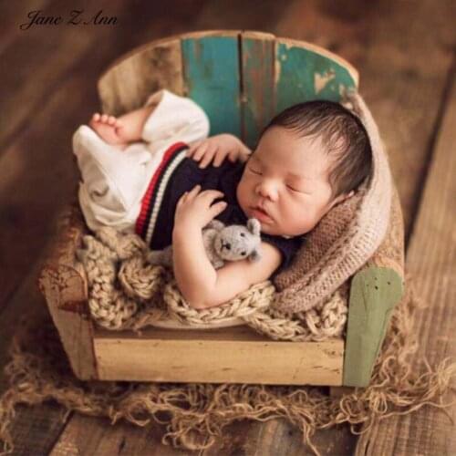 Jane Z Ann Newborn handmade England style sweater pants skirt set Christmas festival twins brother sister photo props costume