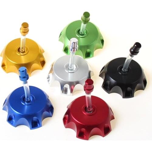Universal CNC Aluminum Motorcycle Accessories Parts Gas Fuel Petrol Tank Cap For Dirt/Pit Bike ATV Quad For Most Motorcycles