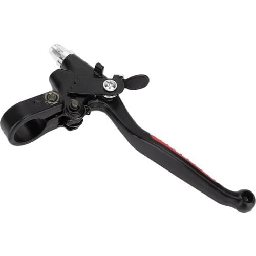 High Quality Motorcycle Bike Aluminum Alloy ABS Long Handle Clutch Brake Lever Grip Fit For 50CC 60CC 80CC Motorcycle Accessory