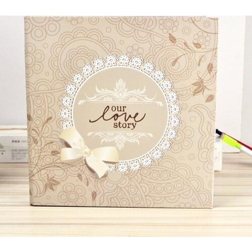 High Quality Creative Love Series DIY album handmade clipbook Photo Albums Scrapbook Paper Crafts baby growth record books album