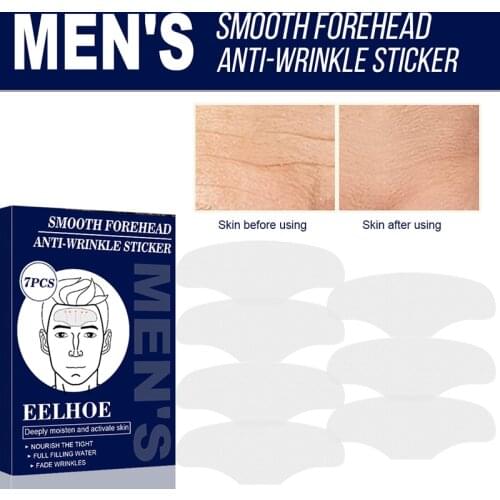 1/7 Pcs Forehead Line Removal Patch Lifting Firming Anti-Wrinkle Anti-Frown Stickers Moisturizing Repairing Facial Mask TSLM1
