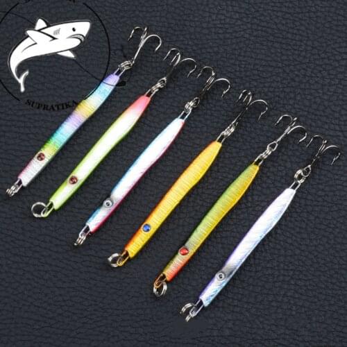 1Pcs 5.7cm/10g Stickbait Pencil Fishing Lures Sinking Lead Metal Jig Squid Lipless Stick Artificial Baits Wobblers For Fishing