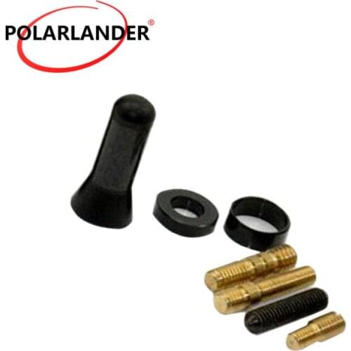 1.5 inch 1pc Aluminum Real Carbon Fiber Screw-On Type Short Roof Antenna back color best selling