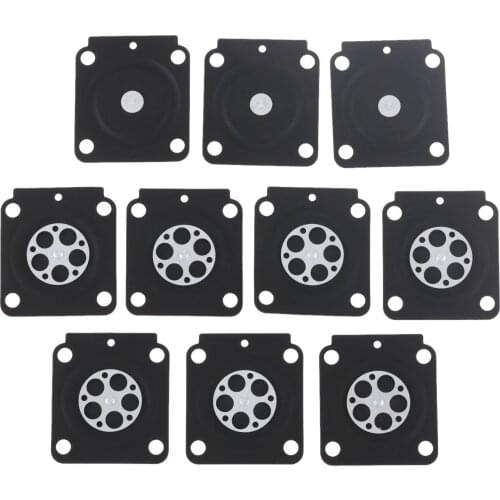 10pcs Carburetor Rebuild Kit Metering Diaphragm Gaskets For ZAMA A015053 RB-99 RB-100 Stihl Trimmer Brush Cutter FS38 FS75