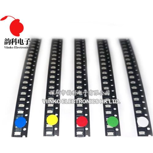 3000pcs 1206 SMD LED White Red Blue Yellow Green Orange Warm White Pink Purple RGB Light Emitting Diode