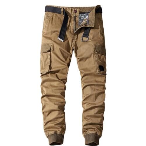 Multi-Pocket Casual Pants Men Military Tactical Joggers Cargo Pants Mens Outdoor Hiking Trekking Sweatpants Male Hip Hop Bottom