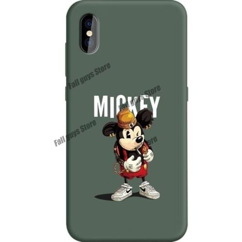 Disney Phone Case for Xiaomi Redmi 10X 4G 10X 5G 10XPro K20 K20Pro K30Pro Note8 Environmentally Friendly Liquid Silicone Cases