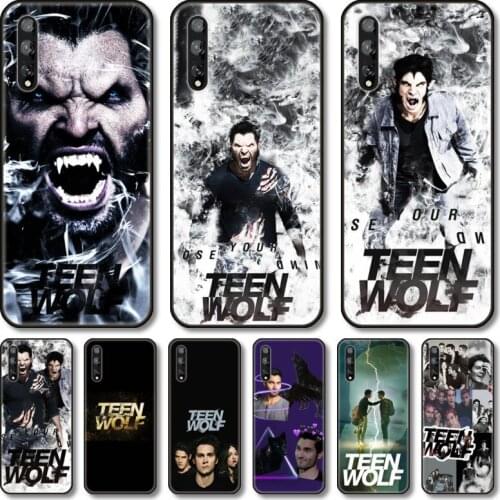 Teen wolf title Phone Case For Huawei Y 5 6 7 8 9 A P S Pro 2020 2019 Black Shell Cover