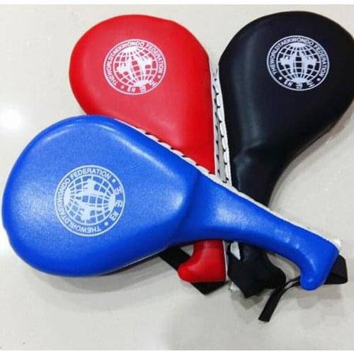 For custom LOGO,80PCS Taekwondo Multifunctional Hand Held Double Leafed Chicken Foot Target Professionally Designed Kicks