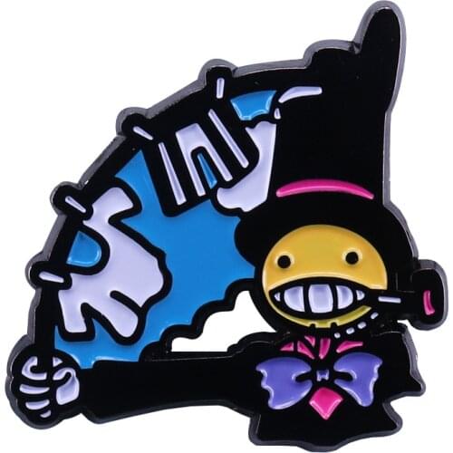 DZ182 Scarecrow Metal Brooch Enamel Pins Badge Backpack Bag Collar Lapel Collection Jewelry Gifts