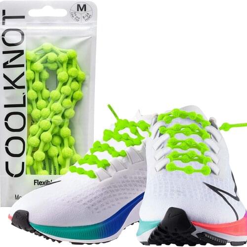 COOLKNOT Elastic non-lace shoes High-end elastic double spandex manufacturing shoelaces Golf/Sneakers/Sports shoes equipment