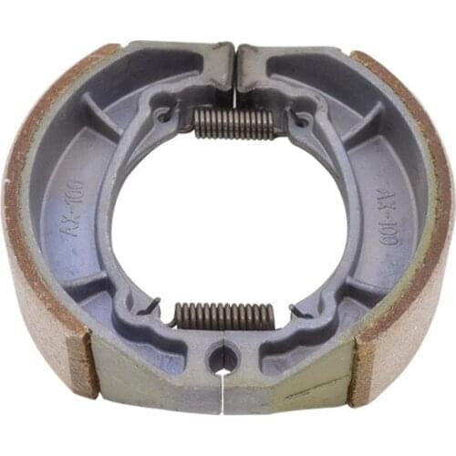 Motorcycle Rear Wheel Brake Shoe Drum Brake Shoes Sets For Qingqi Suzuki QS110 AX100 QS 110 AX 100 Brake Replacement