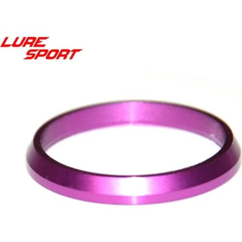 LURESPORT 10pcs Aluminum Ring KLR16 KLR17 wind check FUJI Reel Seat PART Rod Building Component Repair rod DIY Accessory