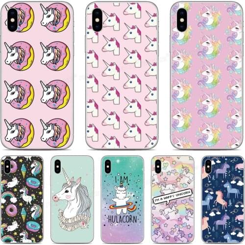 Cute Unicorn Rainbow Cover For Vsmart Active 1 Plus Star 3 JOY 4 Live BQ Aquaris X2 X Pro U U2 Lite V VS Phone Case Fundas