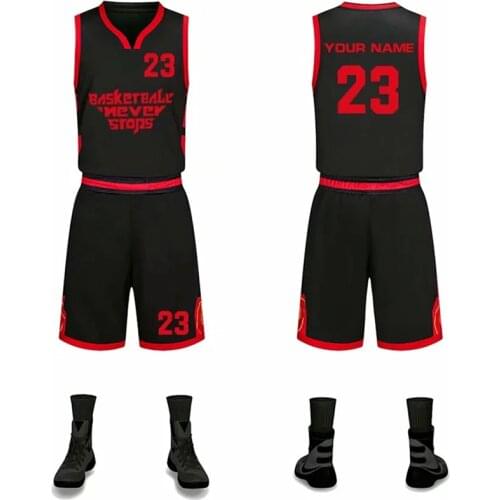 Can custom Basketball Jersey set Mens Cheap basketball T Shirt shorts set Sports kits children women basketball Jersey Uniform