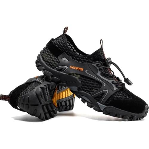 Fishing shoes Men Beach Summer Outdoor Wading Shoes BLACK