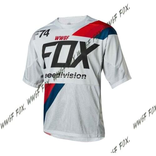 Mens short cycling shirt downhill jersey bike shirt cycling jersey maillot ciclismo hombre Motocross jersey