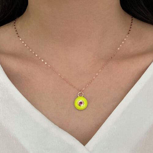 NEW Trendy 925 Silver Necklace Turkish Jewelry Birthday Gift Zircon Fashion Necklace For Women Minimalist Style Luxury Designer