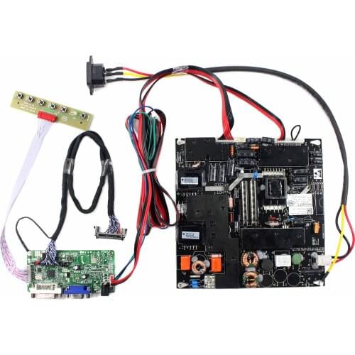 DVI VGA Board For 32" P320HVN01 1920x1080 LCD Screen With Power Supply Board