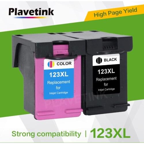 Russia Belarus 2130 Ink Cartridges Replacement For HP 123 XL Black Ink Cartridge For HP Deskjet 2130 2132 1110 Printer IP123