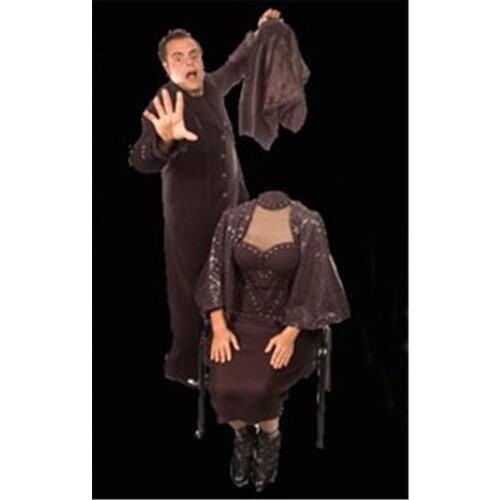 Head off Illusion Stage Magic Tricks Professional Magician Props Gimmick Street Magic Horror Mentalism Comedy Funny Magie Show