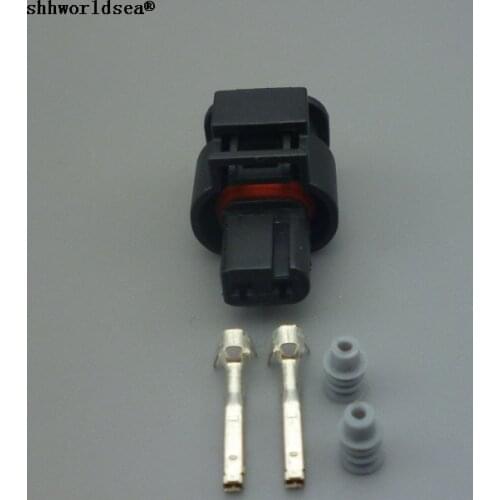 Shhworldsea 2 Pin 872-857-561 Auto Camshaft Solenoid Valve Plug Auto Waterproof Cable Connector For VW Audi