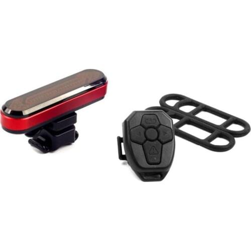 KB600 Bicycle Turn Signals Bike Tail Light Rear Lamp Lantern Light Wireless Remote Steering LED USB Rechargeable MTB