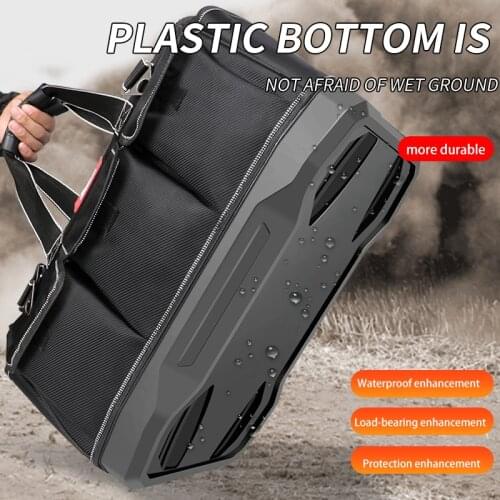 OUDISI 2021 Upgrade Tool Bag 13/16/18/20 in Electrician Bag 1680D Oxford Waterproof Wear-Resistant Strong Tool Storage Toolkit