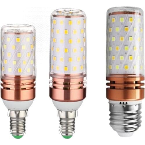 E27 E14 led 12W 16W SMD2835 Led Candle Bulb 220V 110-265v Save Energy Warm/cool white LED Corn Lamp Bombillas Home Light
