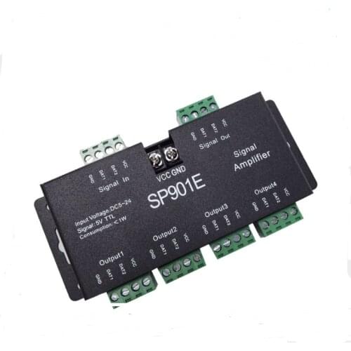 LED Symphony Controller ws2811 Symphony Strip Signal Extender 5 SPI Signal Amplifier