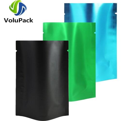Vacuum Heat Seal Smell Proof Packaging Bags Stand Up Open Top Pouches Eco Aluminum Foil Mylar Candy Storage Bags With Tear Notch
