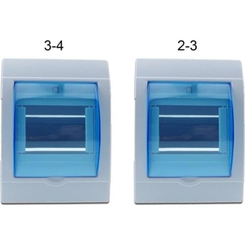 Waterproof Electrical Distribution Box Home Switch Protective Case for 2-3/3-4 Ways Wall Mounted Circuit Breaker