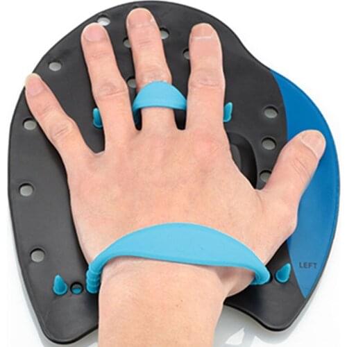 1 Pairs Professional Swimming Paddles Swimming Strokes Practice Correction Adjustable Hand Webbed Gloves for Adult Children