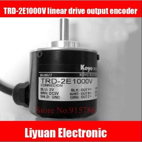 1pcs TRD-2E1000V linear drive output encoder / 5V solid shaft encoder for KOYO