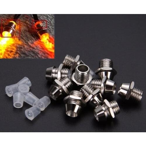 10pcs 3mm LED Emitting Diode Metal Bezel Holder Round Chrome LED Lamp Base with 10pcs Plastic Cover