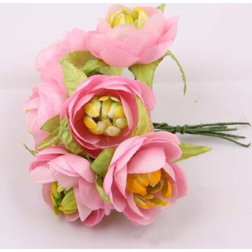 72PCS,3CM Artificial Fabric Small Camellia,Fake Silk Roses,DIY Craft Bouquet Accessories,Wediing Decorations For Garland Hair