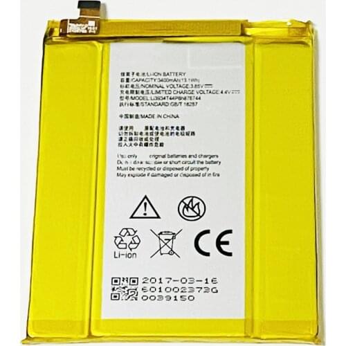 3.85V 3400mAh Li3934T44P8h876744 For ZTE ZMax Pro Z981 Battery