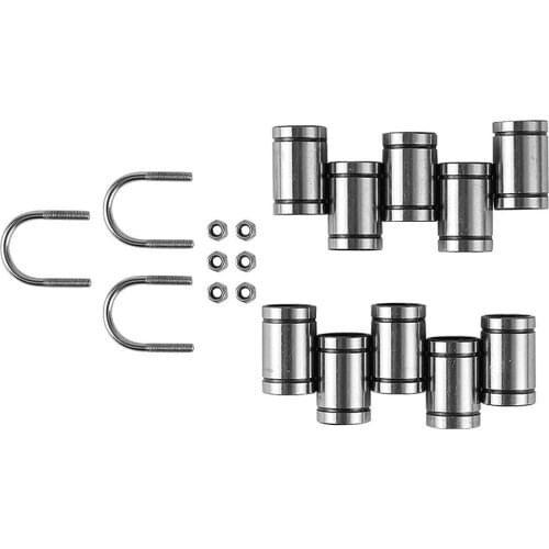 For 3D Printer Accessories Prusa i3 MK2/MK2S/MK3 U-bolts+ Bearings 8UU+M3 Gasket U-bolts Kit