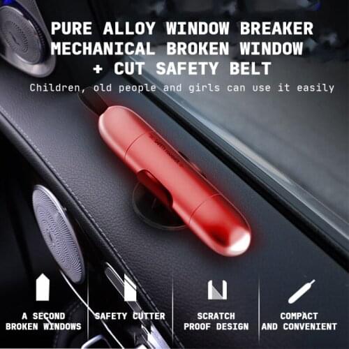 Car Safety Hammers Emergency Escape Tool Car Glass Hammer with Car Window Breaker Emergency Break Hammer Is A Must for Car