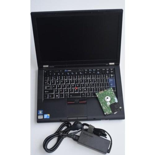 Used computer auto diagnostic laptop thinkpad T410 i5 4g with battery for mb c4 c5 and for bmw icom A2 A3 NEXT v2020.12