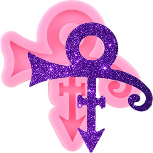 Shiny Anchor Silicone Molds Epoxy Resin Craft Keychain Molds Polymer Clay Pendant Mould Necklace Charms Making Jewelry Moulds